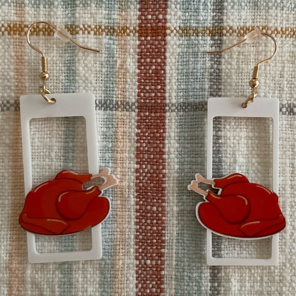 🦃Turkey Earrings 🍗 - Picture 3 of 6